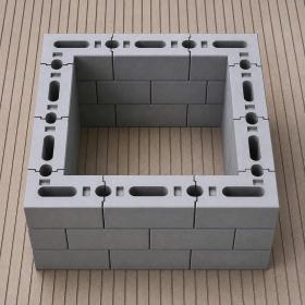 Chậu C&acirc;y Kiểng Lắp Gh&eacute;p H&igrave;nh Vu&ocirc;ng